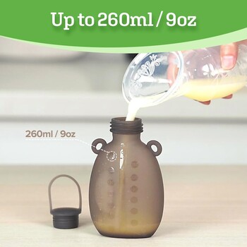 Happii Bear Silicone Milk Storage Bag - 260ml 